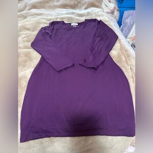 Aritzia Babaton Long Sleeve Purple Dress L